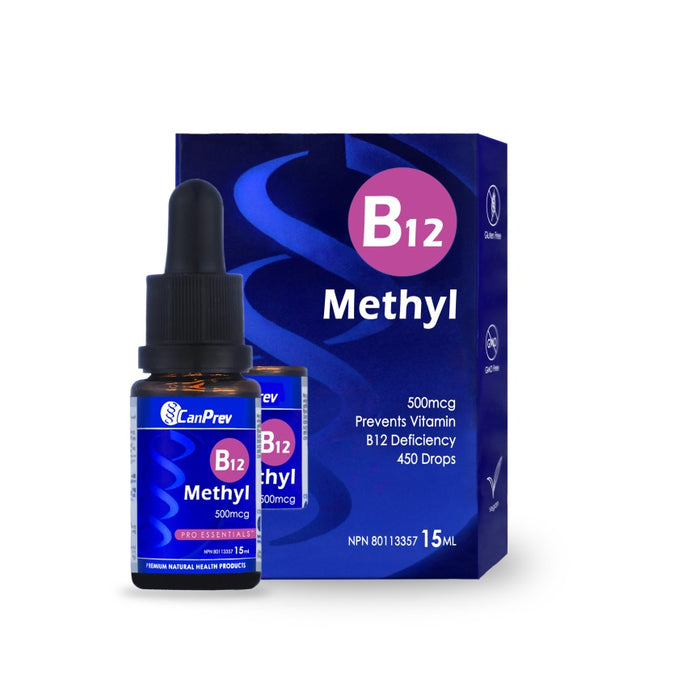B12 Methyl 500mcg Drops – Blueberry