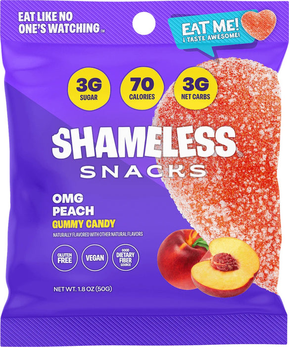 Shameless Snacks - OMG Peach
